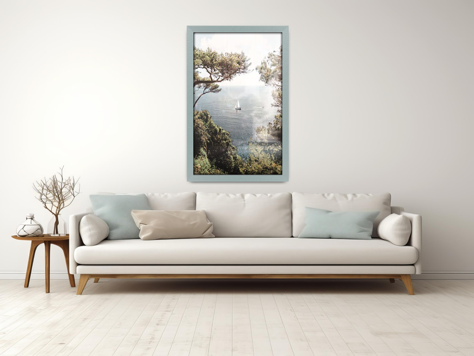19 x 26 Inch / ( 48.26 x 66.04 CM )  |  Art Frames - MDF
 -  [ Silver ]