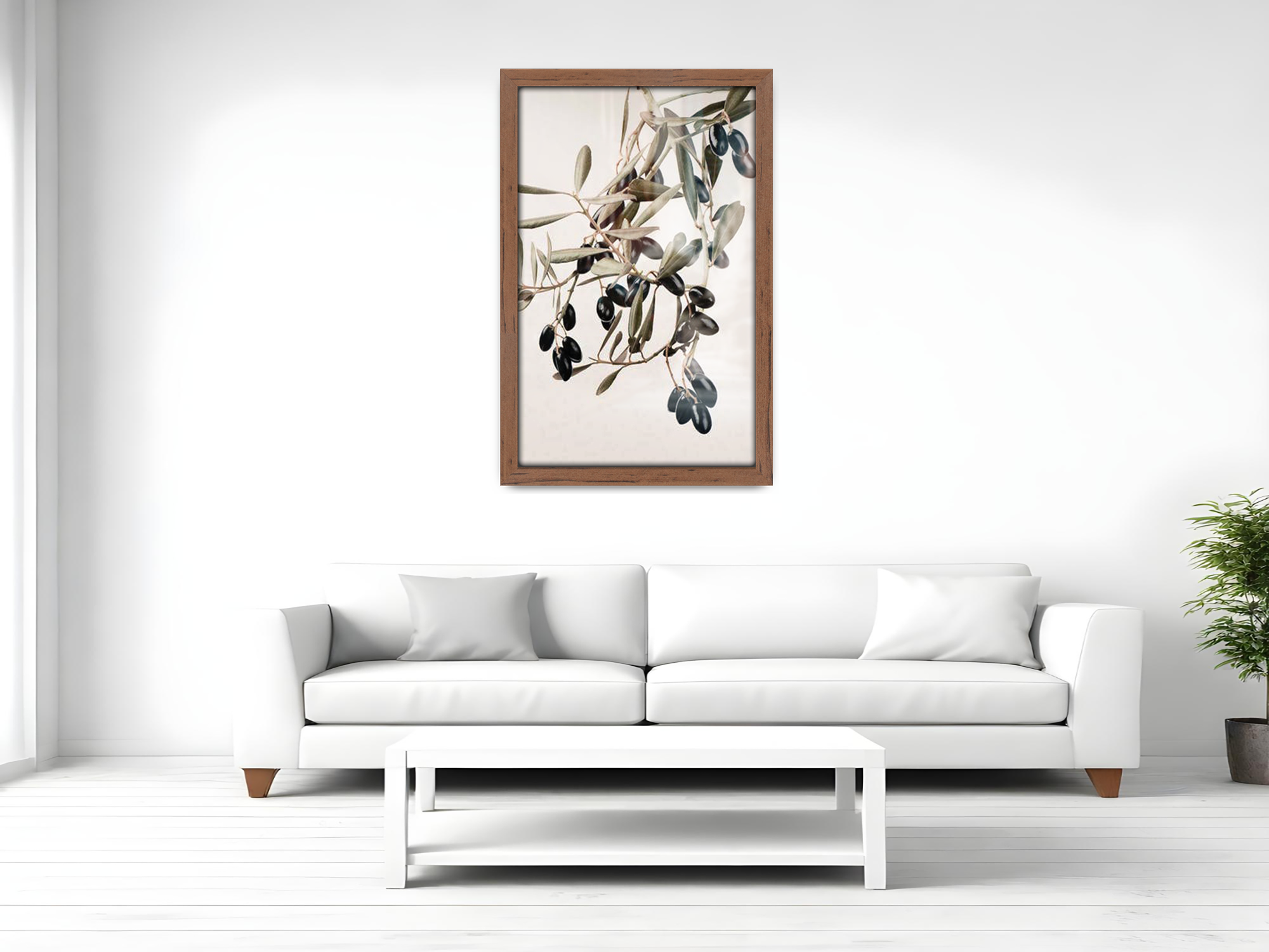 19 x 26 Inch / ( 48.26 x 66.04 CM )  |  Art Frames - MDF
 -  [ Walnut ]