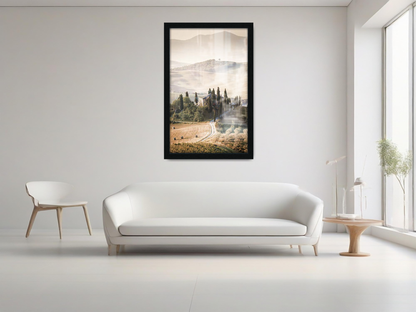 20 x 10 Inch / ( 50.80 x 25.40 CM )  |  Picture Frames - MDF
 -  [ Black ]