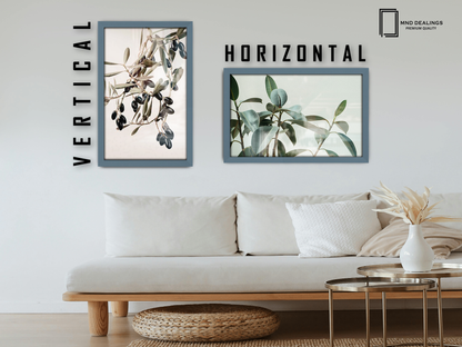 20 x 10 Inch / ( 50.80 x 25.40 CM )  |  Art Frames - MDF
 -  [ Dark Grey ]