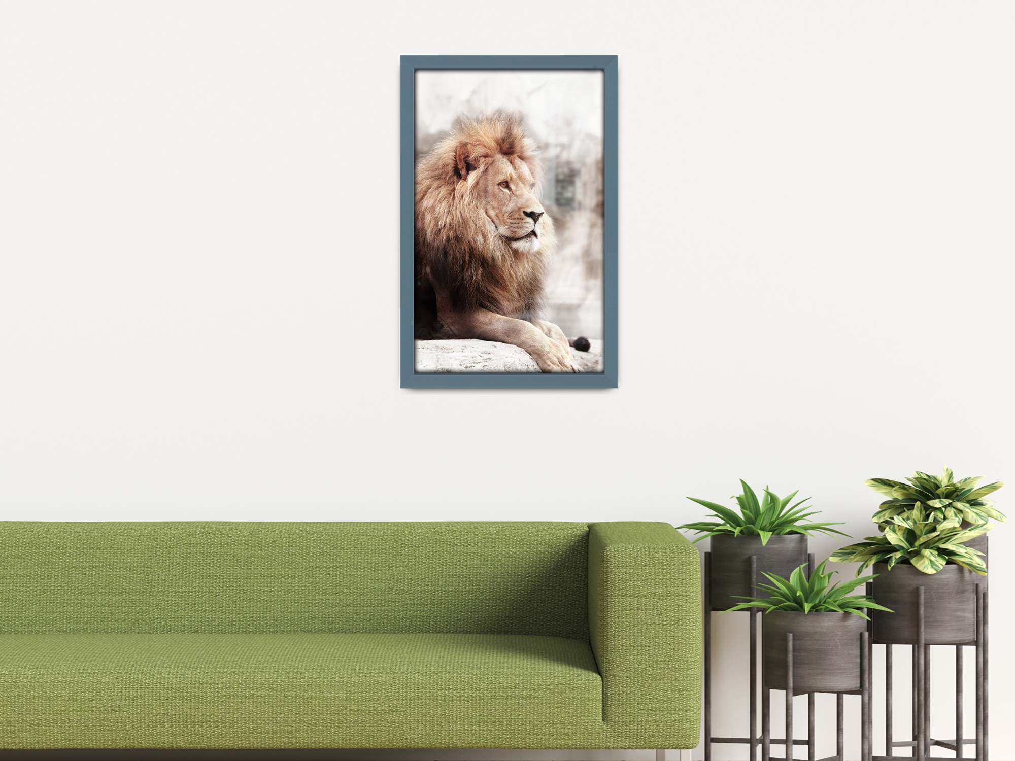 20 x 10 Inch / ( 50.80 x 25.40 CM )  |  Art Frames - MDF
 -  [ Dark Grey ]