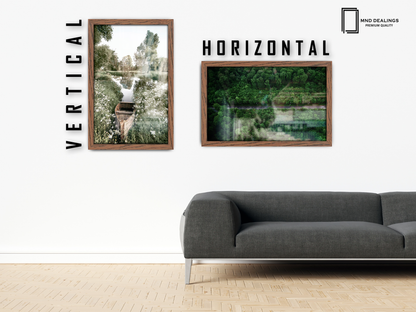 20 x 10 Inch / ( 50.80 x 25.40 CM )  |  Photo Frames - MDF
 -  [ Dark Oak ]