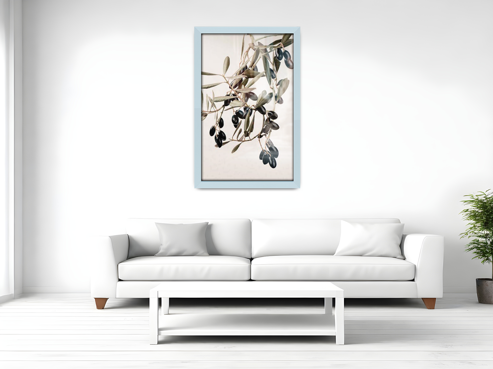 20 x 10 Inch / ( 50.80 x 25.40 CM )  |  Frames - MDF
 -  [ Light Grey ]
