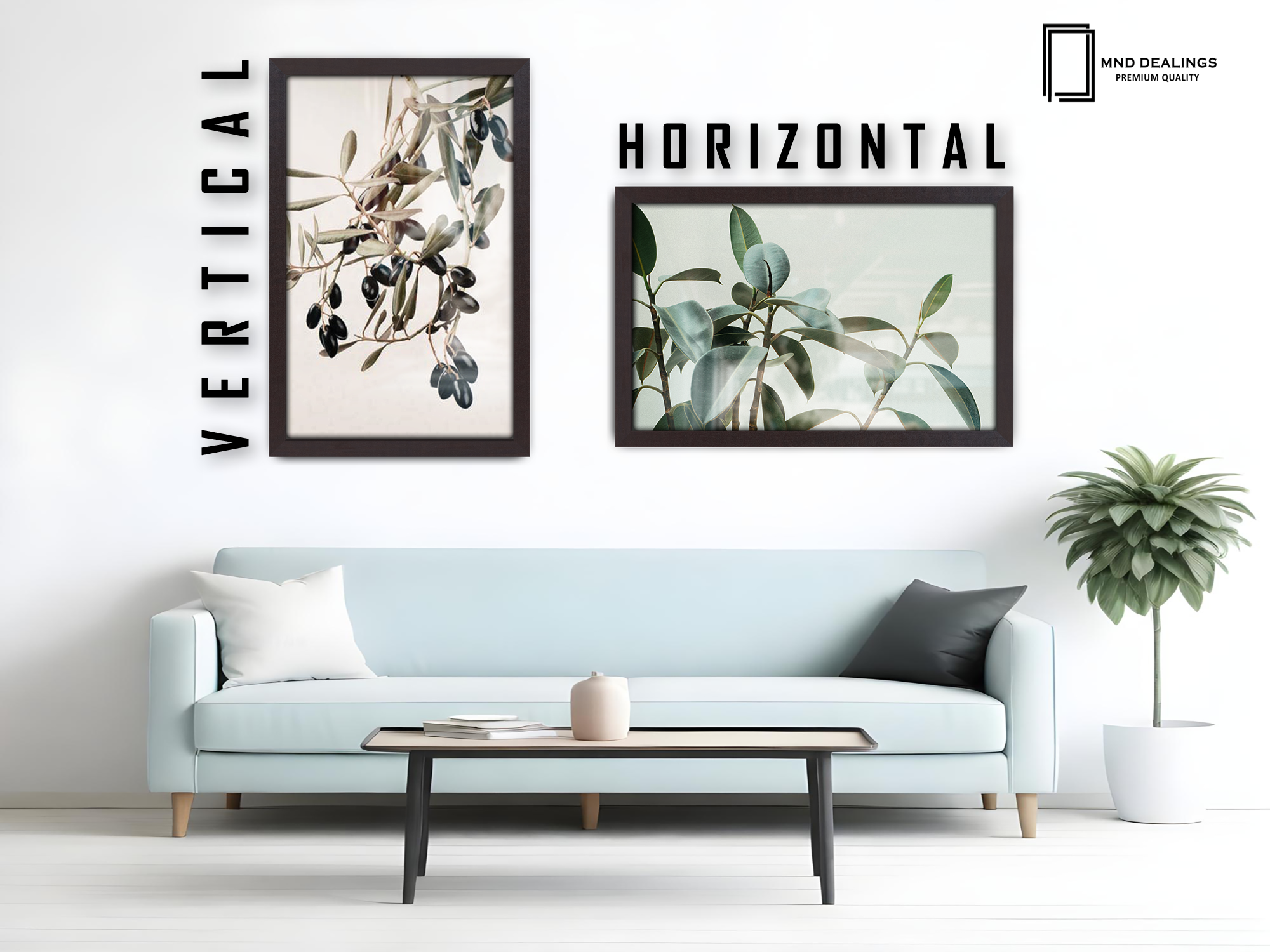 20 x 10 Inch / ( 50.80 x 25.40 CM )  |  Poster Frames - MDF
 -  [ Mahogany ]