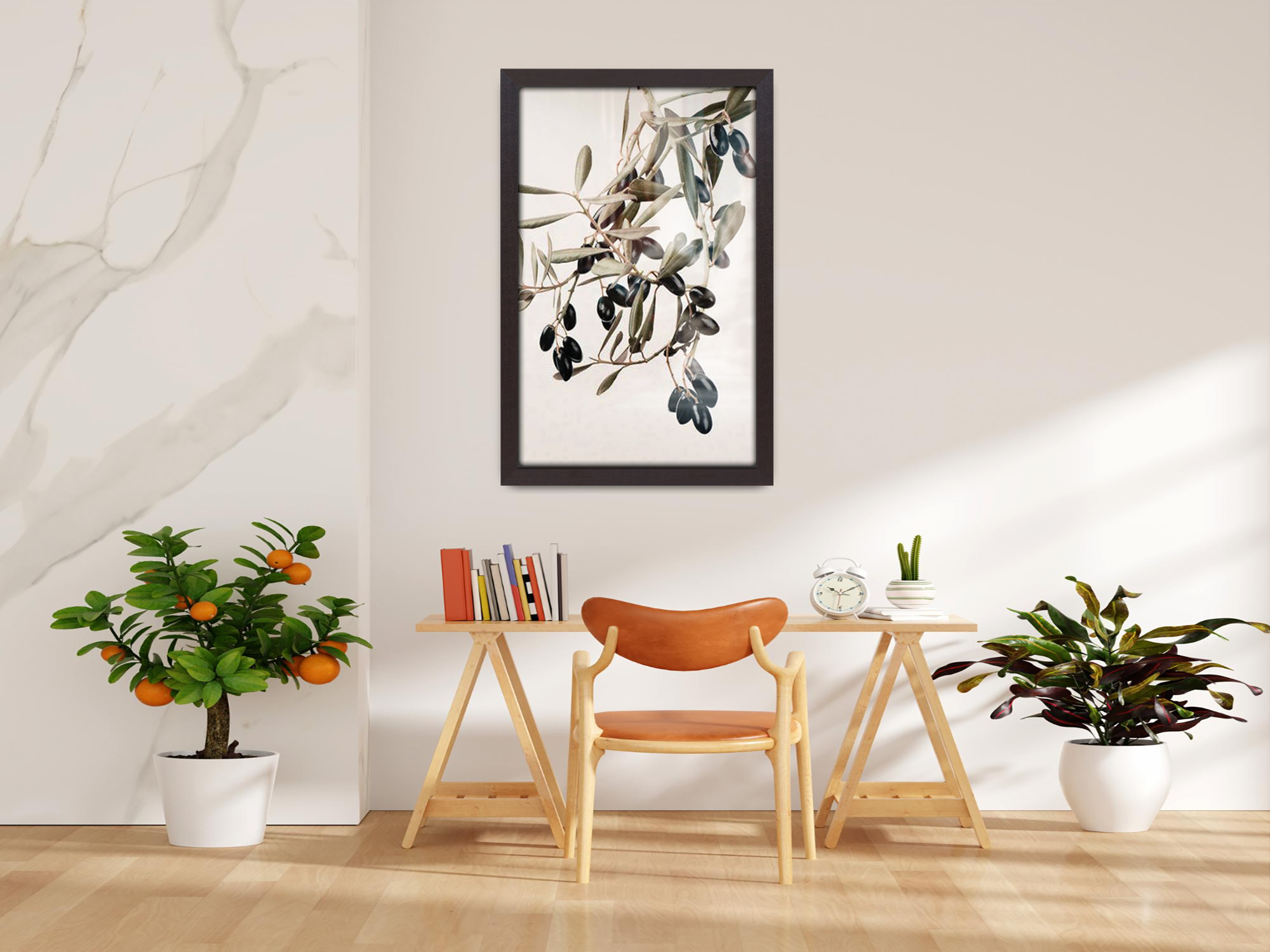 20 x 10 Inch / ( 50.80 x 25.40 CM )  |  Poster Frames - MDF
 -  [ Mahogany ]