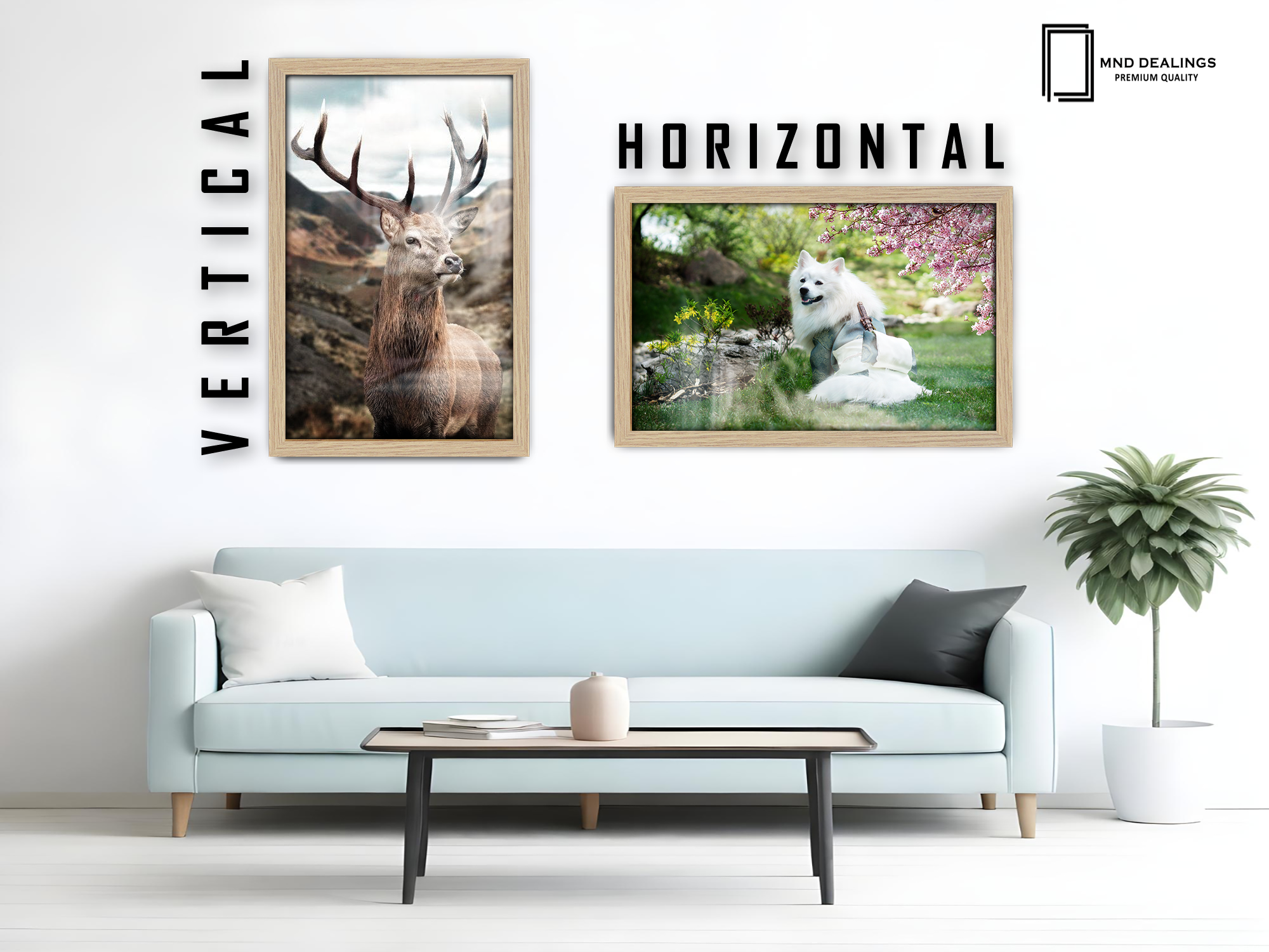 20 x 10 Inch / ( 50.80 x 25.40 CM )  |  Poster Frames - MDF
 -  [ Oak ]