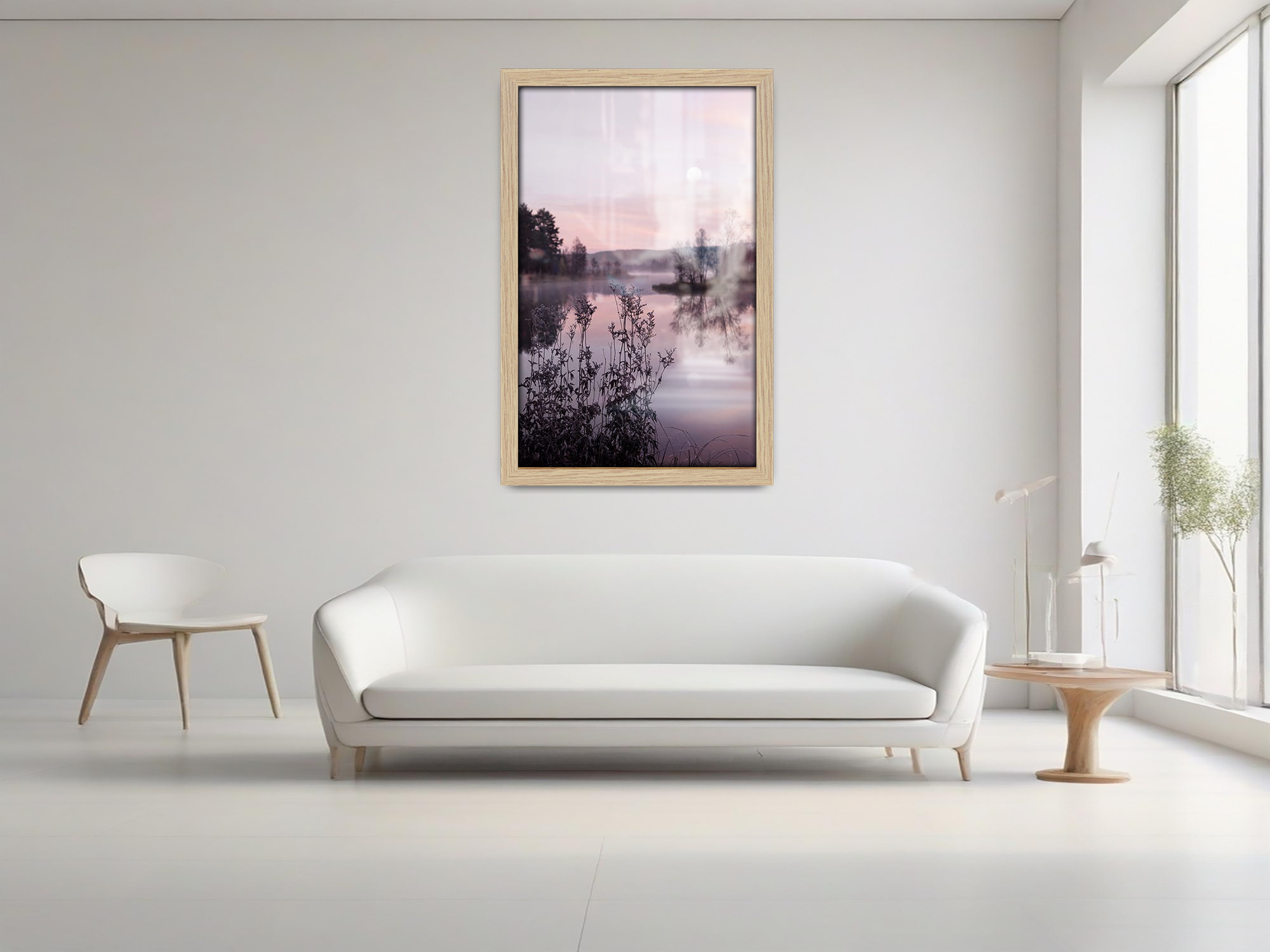20 x 10 Inch / ( 50.80 x 25.40 CM )  |  Poster Frames - MDF
 -  [ Oak ]