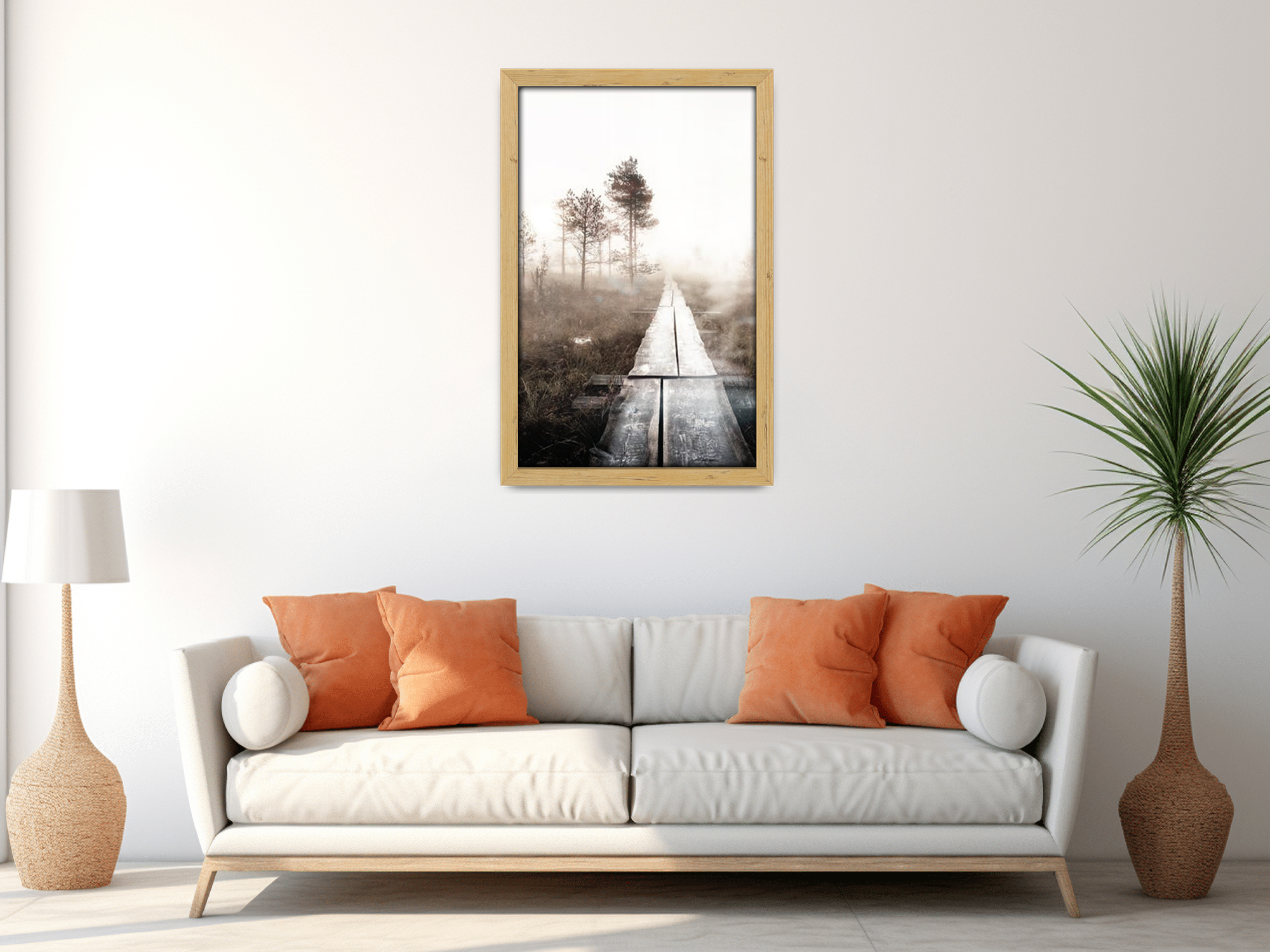 20 x 10 Inch / ( 50.80 x 25.40 CM )  |  Art Frames - MDF
 -  [ Pine ]