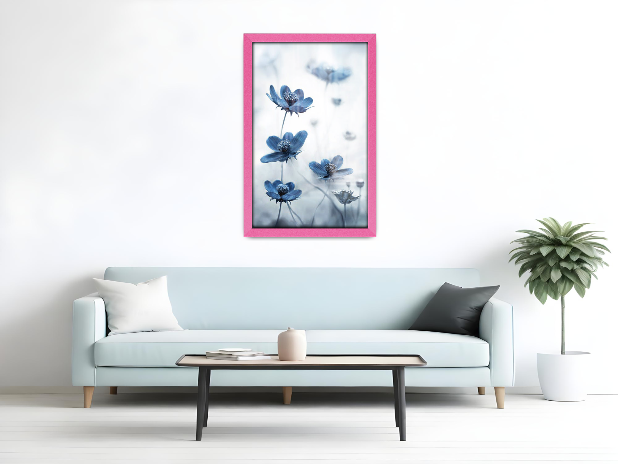 20 x 10 Inch / ( 50.80 x 25.40 CM )  |  Poster Frames - MDF
 -  [ Pink ]