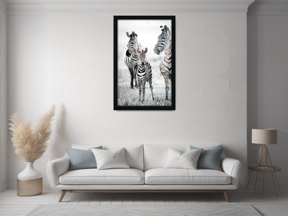20 x 14 Inch / ( 50.80 x 35.56 CM )  |  Frames - MDF
 -  [ Black ]