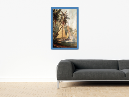 20 x 14 Inch / ( 50.80 x 35.56 CM )  |  Poster Frames - MDF
 -  [ Blue ]