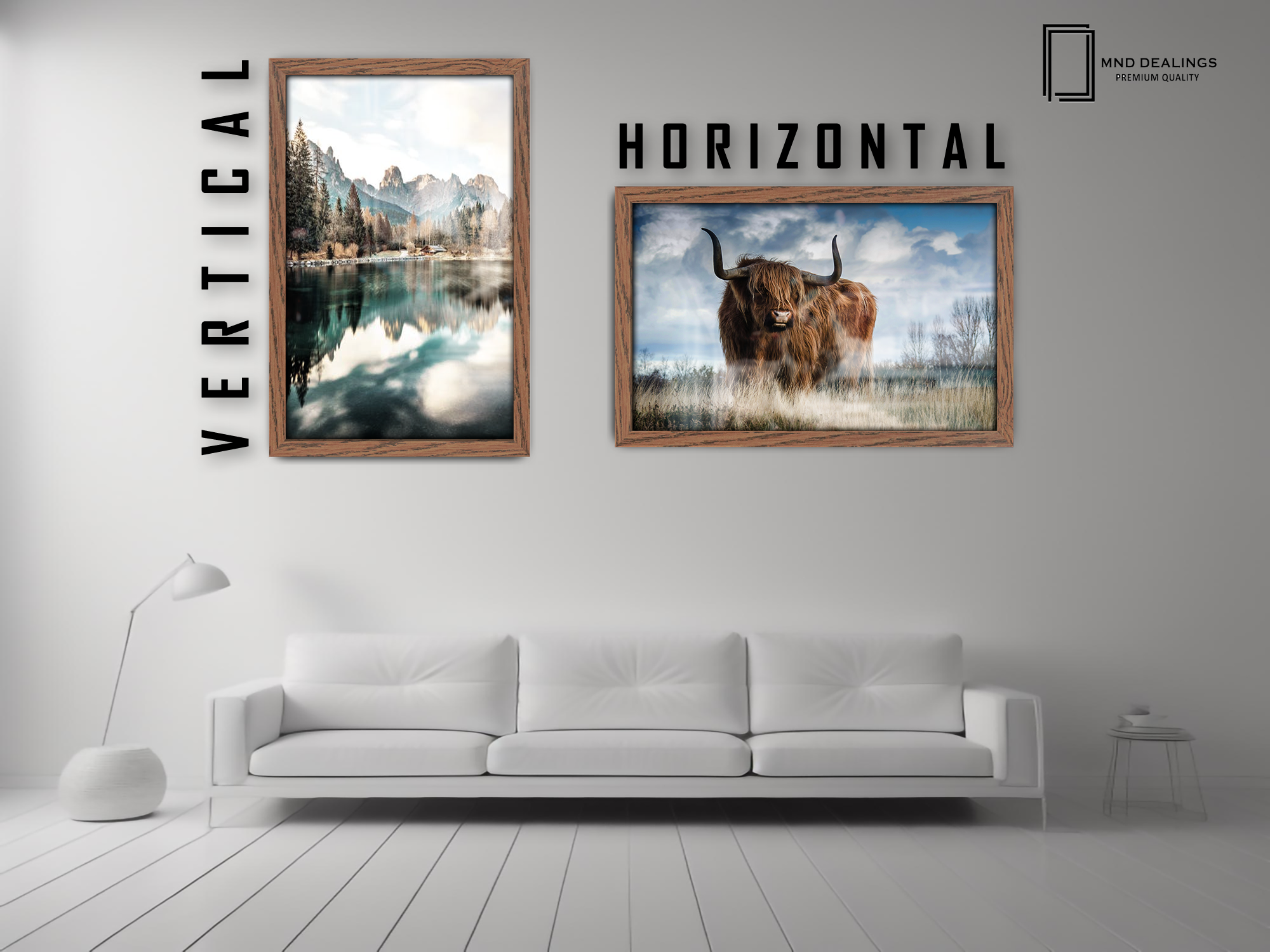 20 x 14 Inch / ( 50.80 x 35.56 CM )  |  Photo Frames - MDF
 -  [ Dark Oak ]