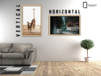 20 x 14 Inch / ( 50.80 x 35.56 CM )  |  Frames - MDF
 -  [ Oak ]