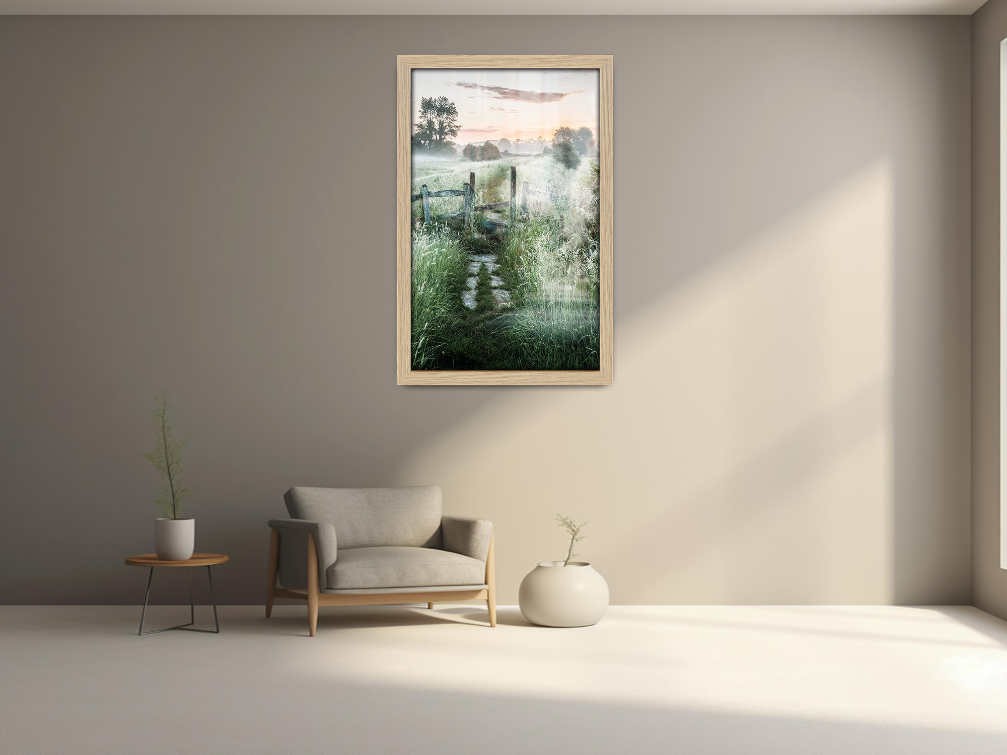 20 x 14 Inch / ( 50.80 x 35.56 CM )  |  Frames - MDF
 -  [ Oak ]