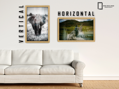 20 x 14 Inch / ( 50.80 x 35.56 CM )  |  Frames - MDF
 -  [ Pine ]