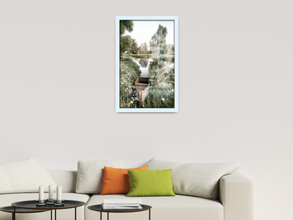 20 x 14 Inch / ( 50.80 x 35.56 CM )  |  Frames - MDF
 -  [ White ]