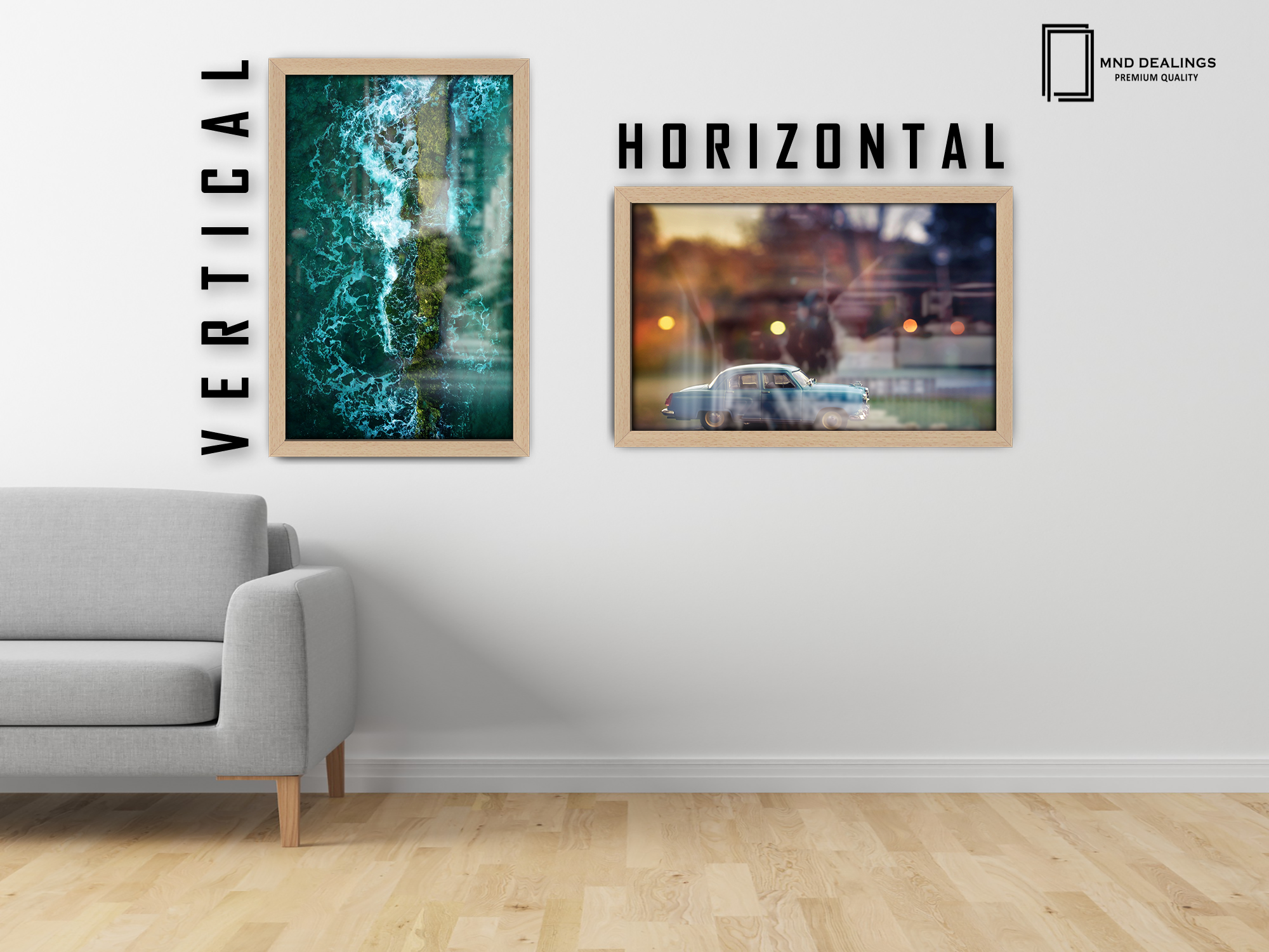 20 x 16 Inch / ( 50.80 x 40.64 CM )  |  Art Frames - MDF
 -  [ Beech ]
