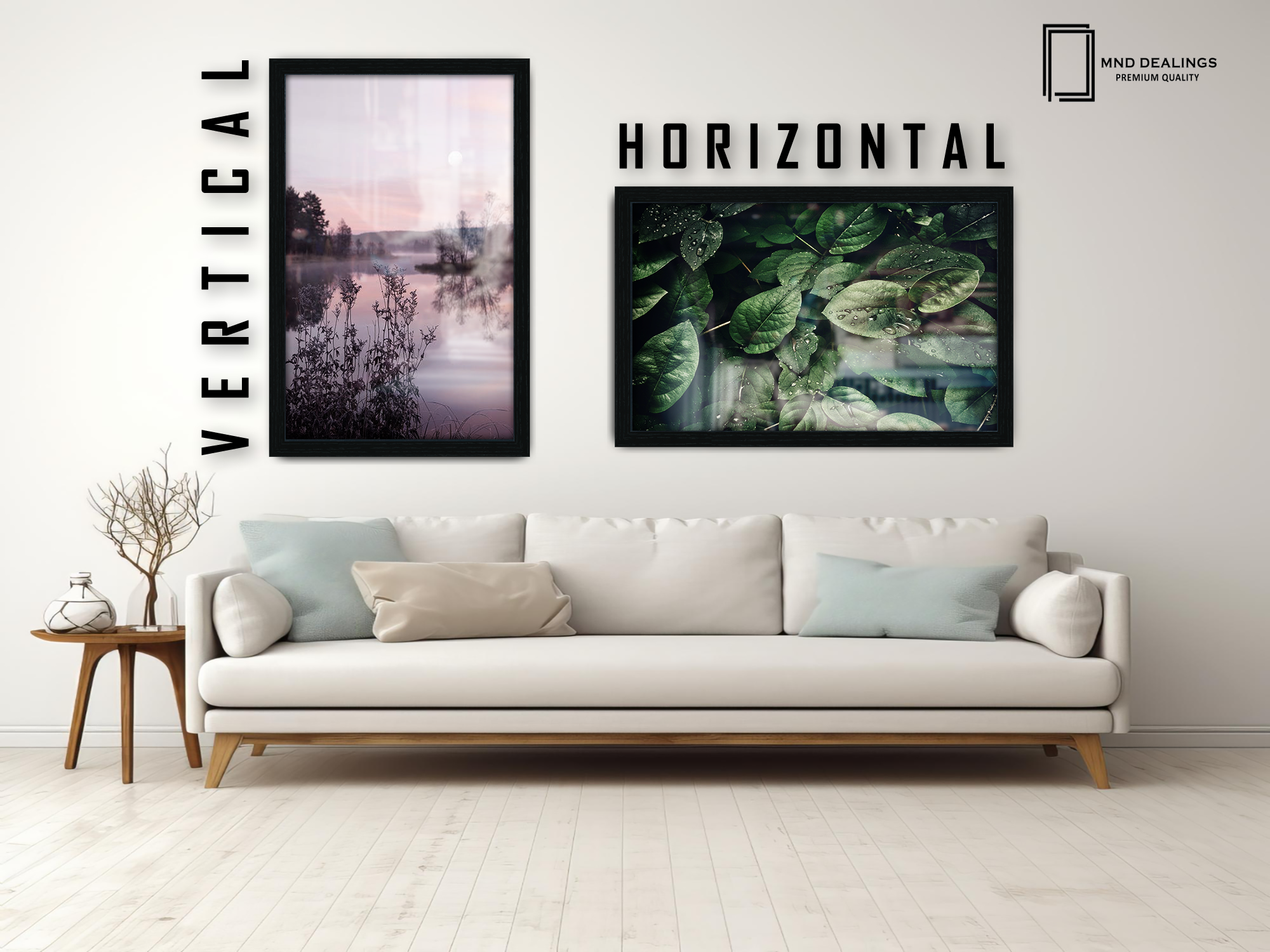20 x 16 Inch / ( 50.80 x 40.64 CM )  |  Picture Frames - MDF
 -  [ Black ]