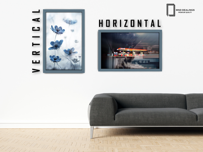 20 x 16 Inch / ( 50.80 x 40.64 CM )  |  Frames - MDF
 -  [ Dark Grey ]