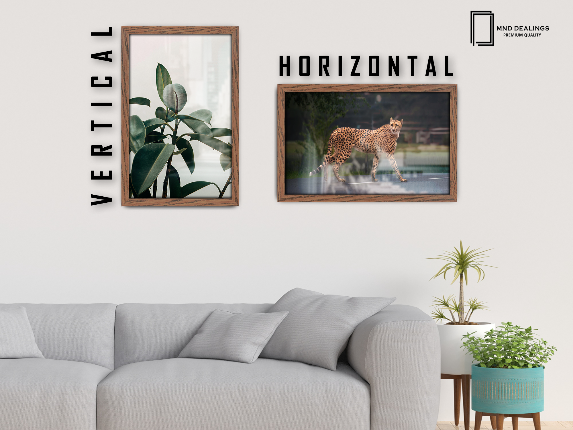 20 x 16 Inch / ( 50.80 x 40.64 CM )  |  Display Frame - MDF
 -  [ Dark Oak ]