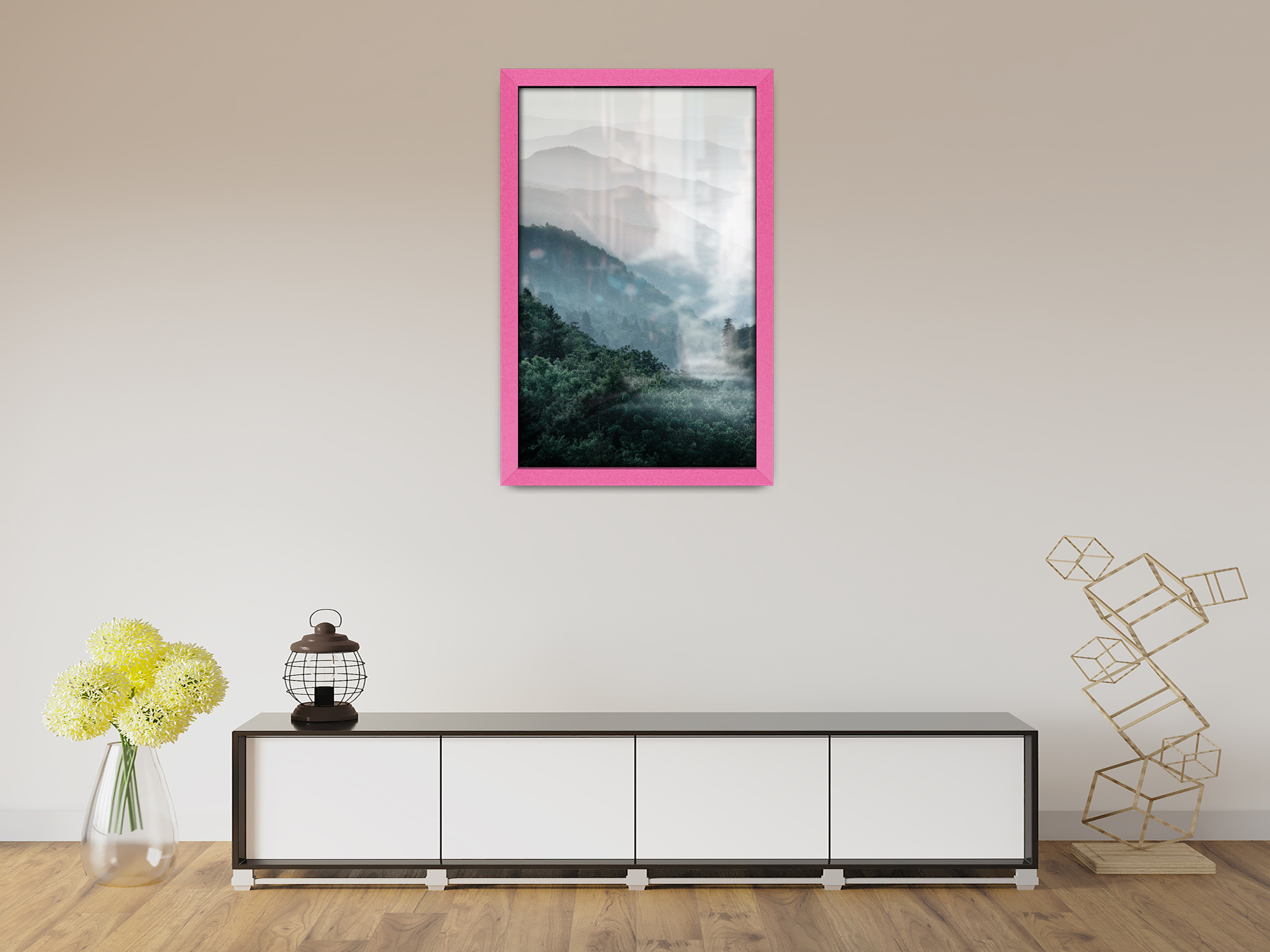 20 x 16 Inch / ( 50.80 x 40.64 CM )  |  Photo Frames - MDF
 -  [ Pink ]