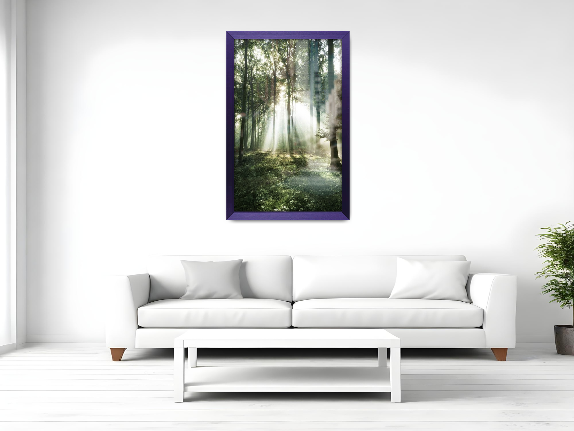 20 x 16 Inch / ( 50.80 x 40.64 CM )  |  Art Frames - MDF
 -  [ Purple ]