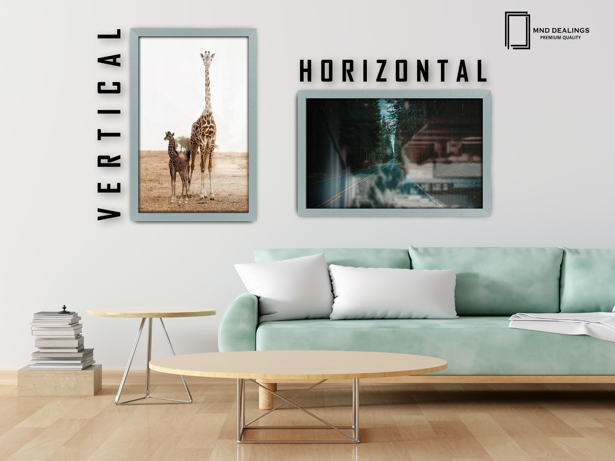 20 x 16 Inch / ( 50.80 x 40.64 CM )  |  Poster Frames - MDF
 -  [ Silver ]