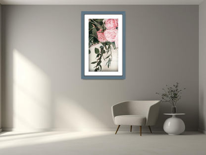 20 x 16 Inch / (50.8 x 40.64 cm ) with 43.18 x 30.48 cm White Mount Display Frame - MDF