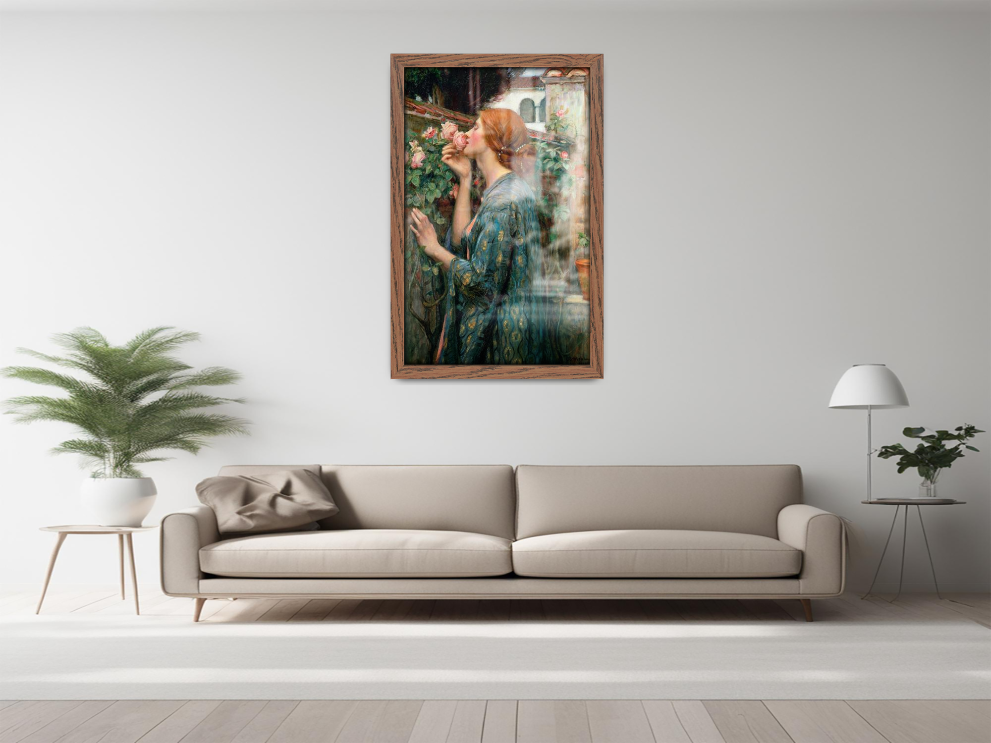 24 x 16 Inch / ( 60.96 x 40.64 CM )  |  Art Frames - MDF
 -  [ Dark Oak ]