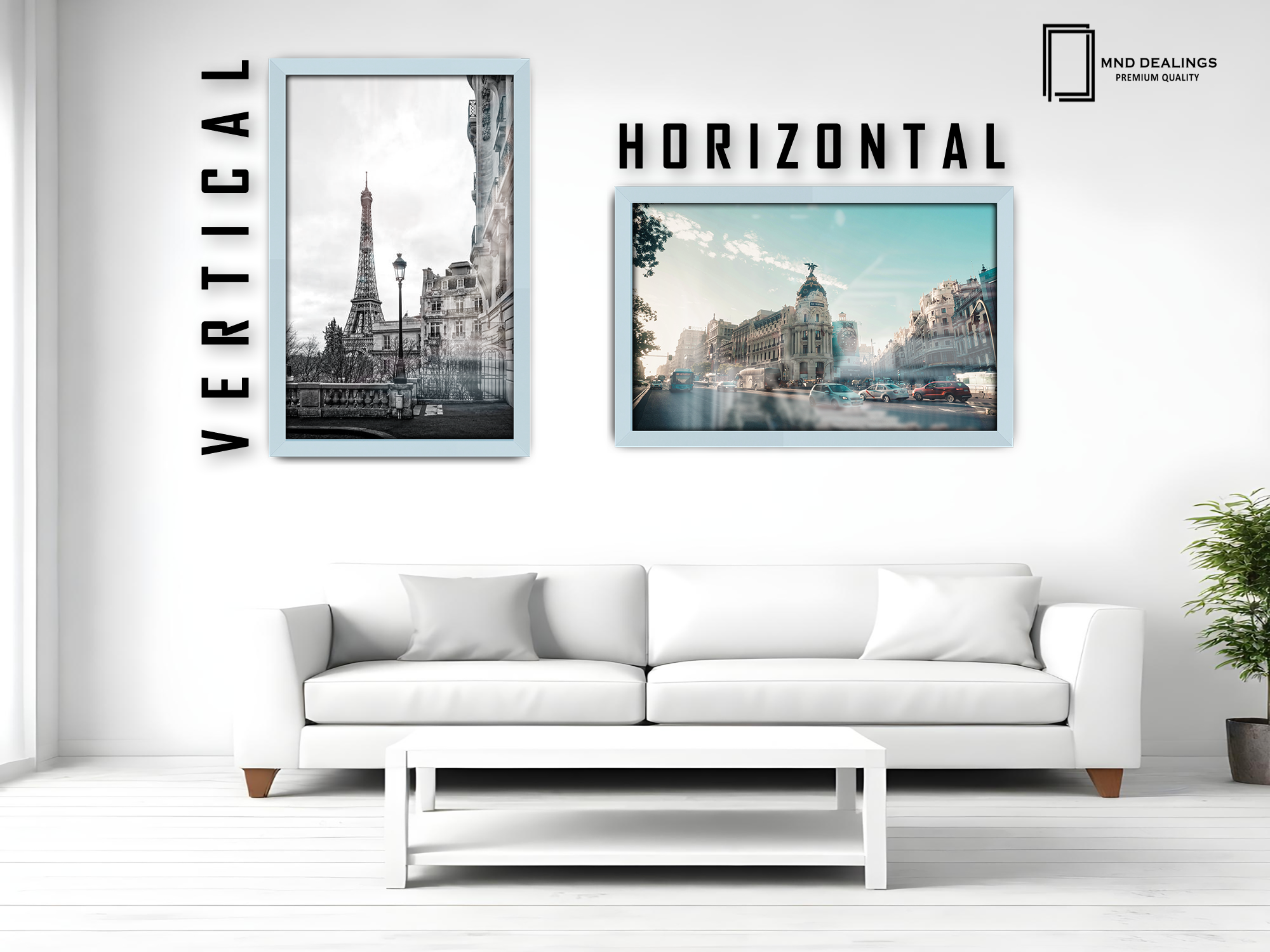 24 x 16 Inch / ( 60.96 x 40.64 CM )  |  Certificate Frames - MDF
 -  [ Light Grey ]