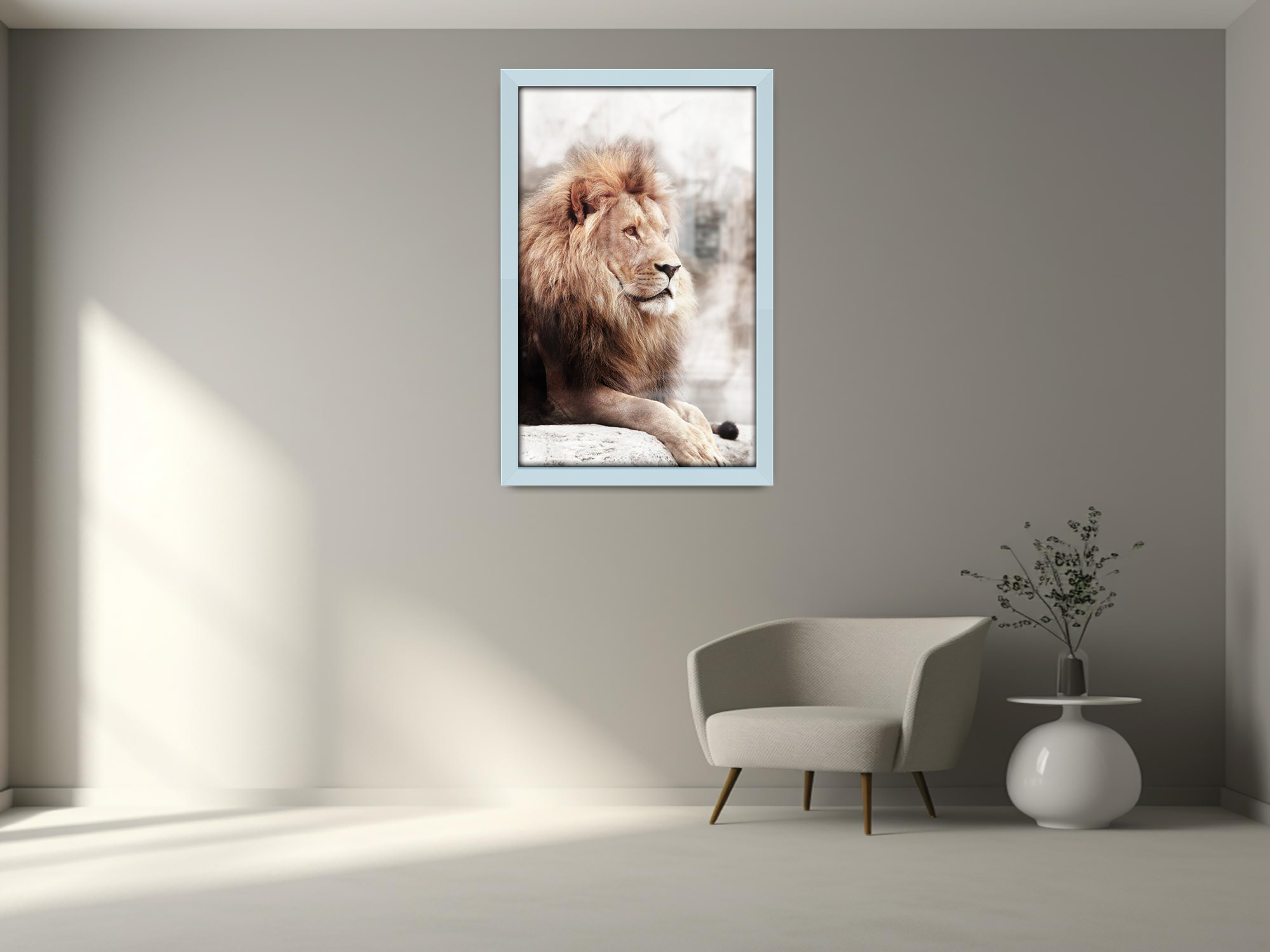 24 x 16 Inch / ( 60.96 x 40.64 CM )  |  Certificate Frames - MDF
 -  [ Light Grey ]