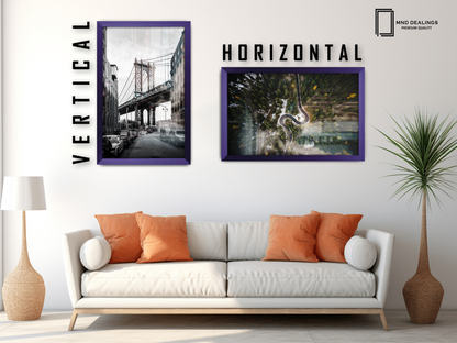 24 x 16 Inch / ( 60.96 x 40.64 CM )  |  Poster Frames - MDF
 -  [ Purple ]