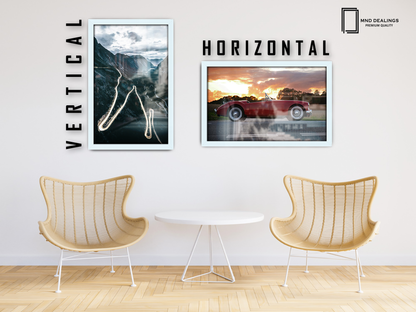 24 x 16 Inch / ( 60.96 x 40.64 CM )  |  Art Frames - MDF
 -  [ White ]