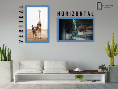 24 x 18 Inch / ( 60.96 x 45.72 CM )  |  Frames - MDF
 -  [ Blue ]