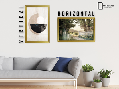 24 x 18 Inch / ( 60.96 x 45.72 CM )  |  Frames - MDF
 -  [ Gold ]