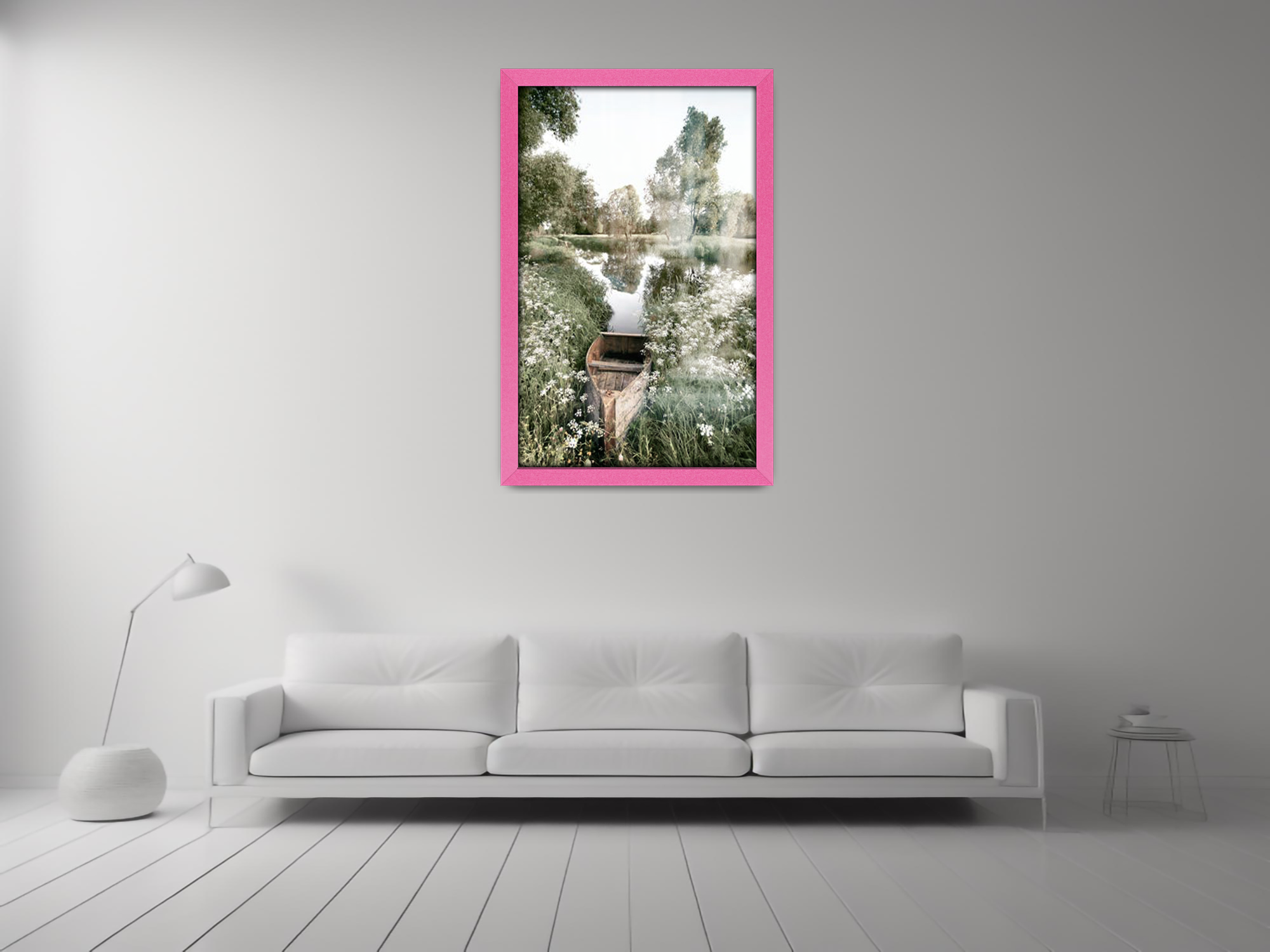 24 x 18 Inch / ( 60.96 x 45.72 CM )  |  Picture Frames - MDF
 -  [ Pink ]