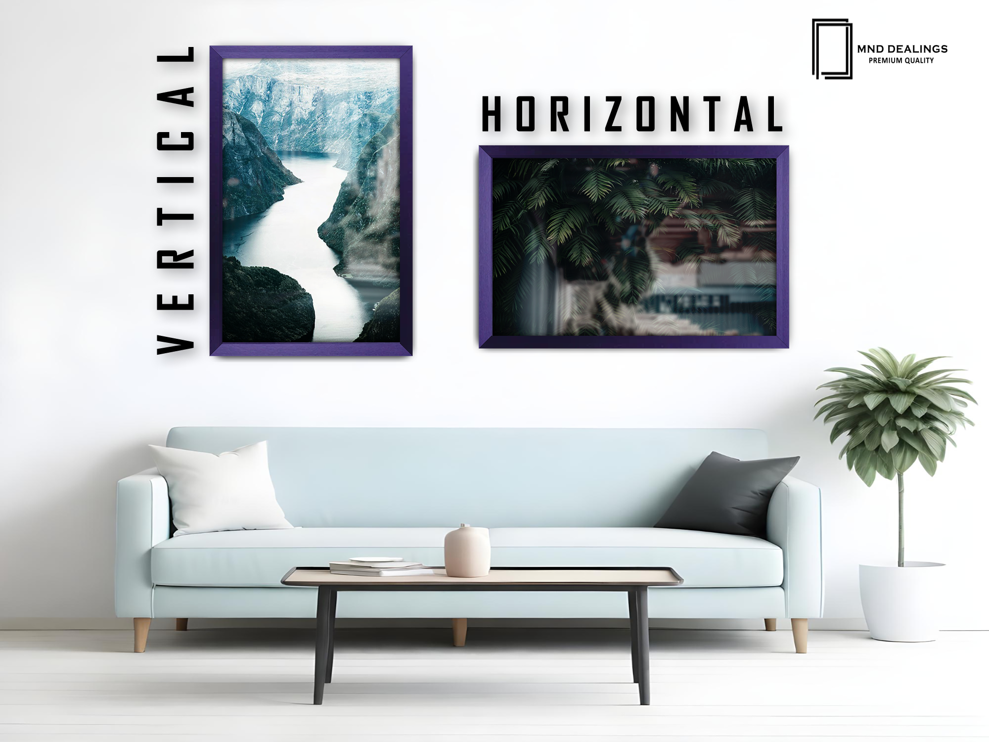 24 x 18 Inch / ( 60.96 x 45.72 CM )  |  Photo Frames - MDF
 -  [ Purple ]