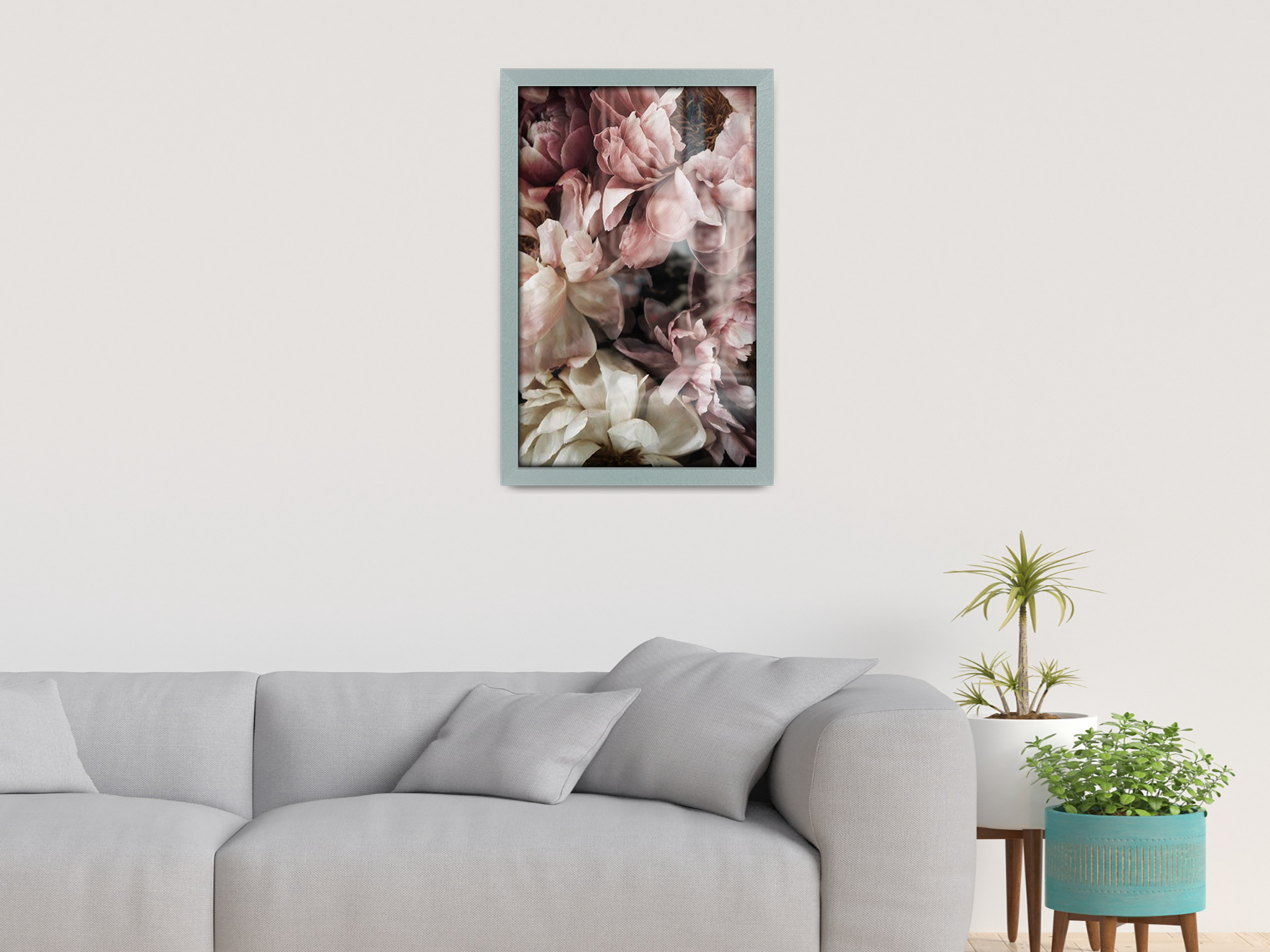 24 x 18 Inch / ( 60.96 x 45.72 CM )  |  Art Frames - MDF
 -  [ Silver ]