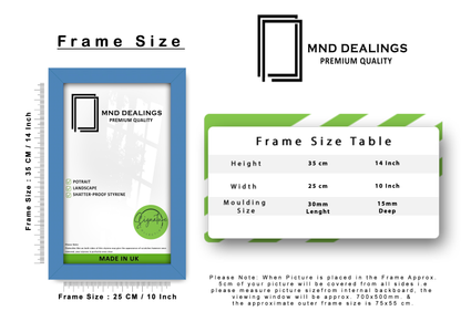 ( 25 x 35 CM ) / 14 x 10 Inch Certificate Frames - MDF