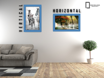 ( 25 x 35 CM ) / 14 x 10 Inch  |  Art Frames - MDF
 -  [ Blue ]