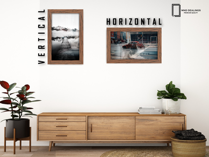 ( 25 x 35 CM ) / 14 x 10 Inch  |  Frames - MDF
 -  [ Dark Oak ]