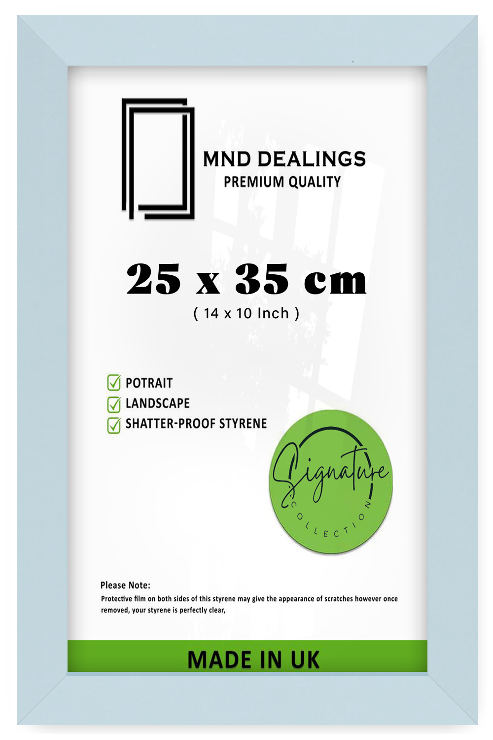 ( 25 x 35 CM ) / 14 x 10 Inch Certificate Frames - MDF#color_light-grey