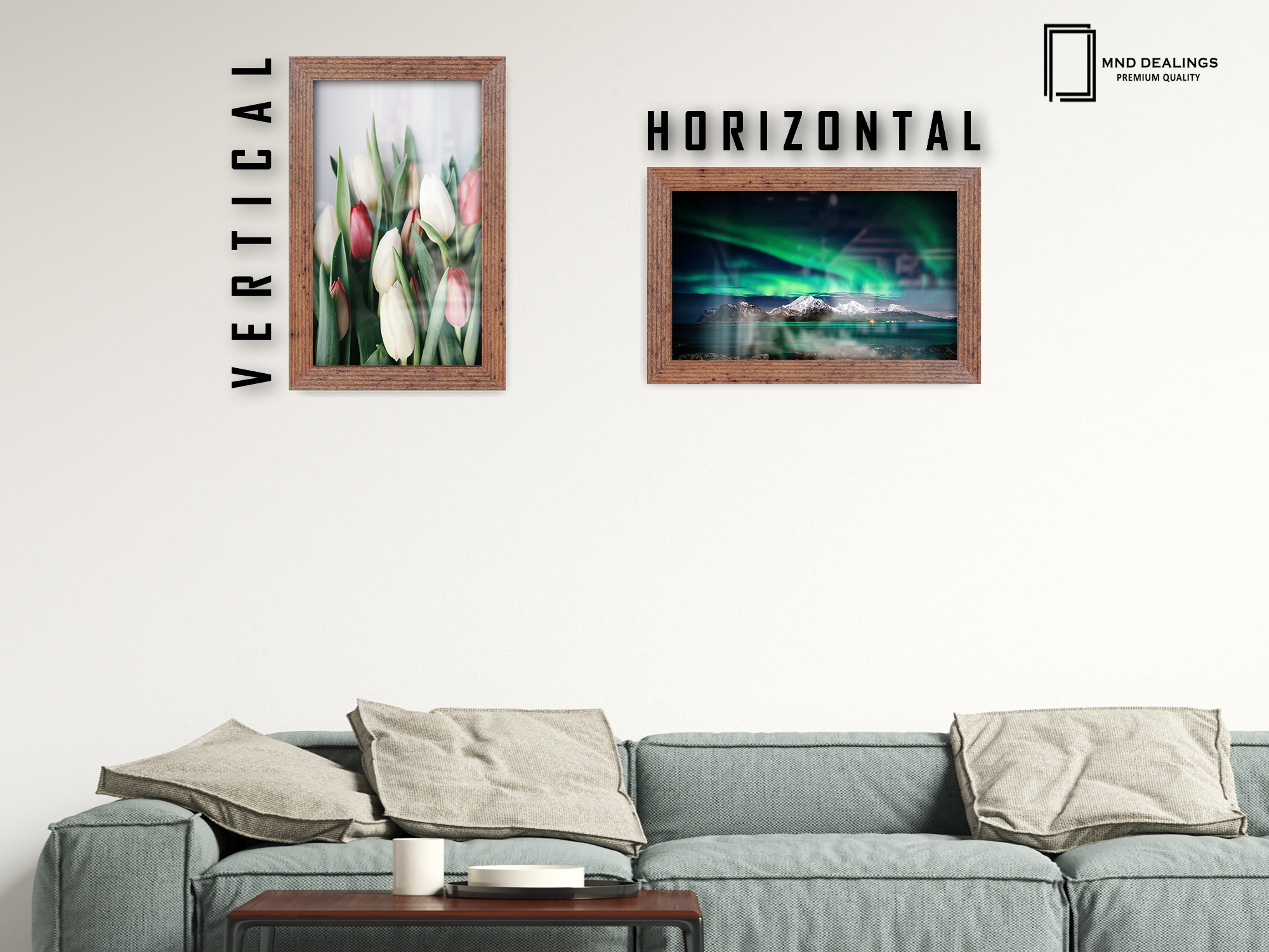 ( 25 x 35 CM ) / 14 x 10 Inch  |  Poster Frames - MDF
 -  [ Rustic ]