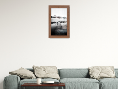 ( 25 x 35 CM ) / 14 x 10 Inch  |  Poster Frames - MDF
 -  [ Walnut ]