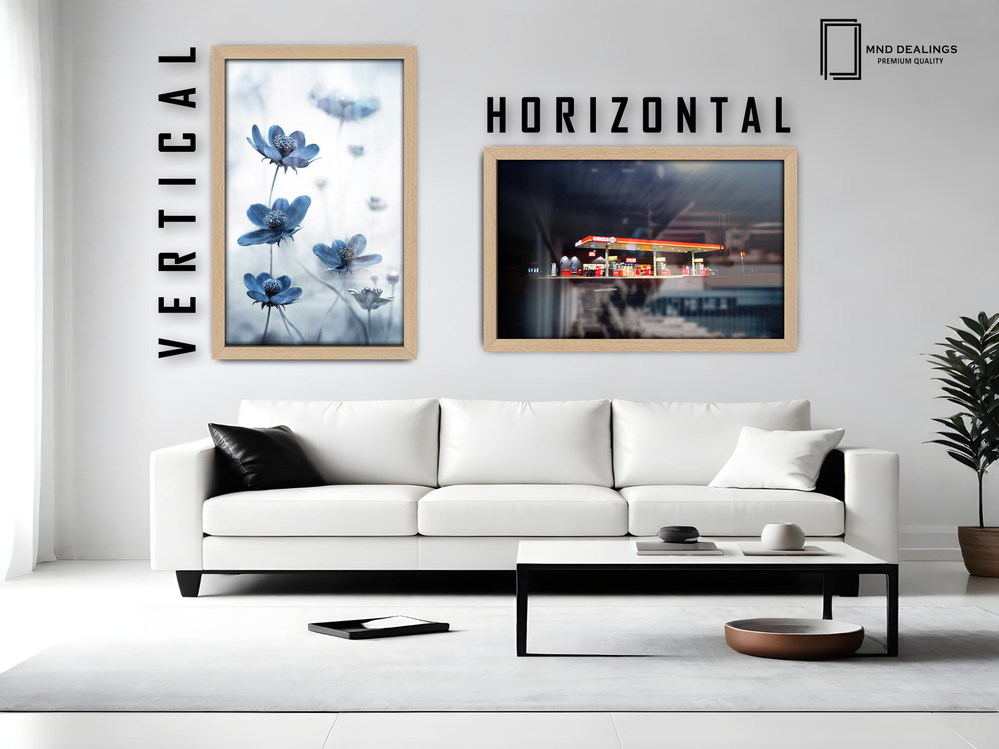 26 x 18 Inch / ( 66.04 x 45.72 CM )  |  Frames - MDF
 -  [ Beech ]