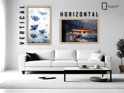 26 x 18 Inch / ( 66.04 x 45.72 CM )  |  Frames - MDF
 -  [ Beech ]