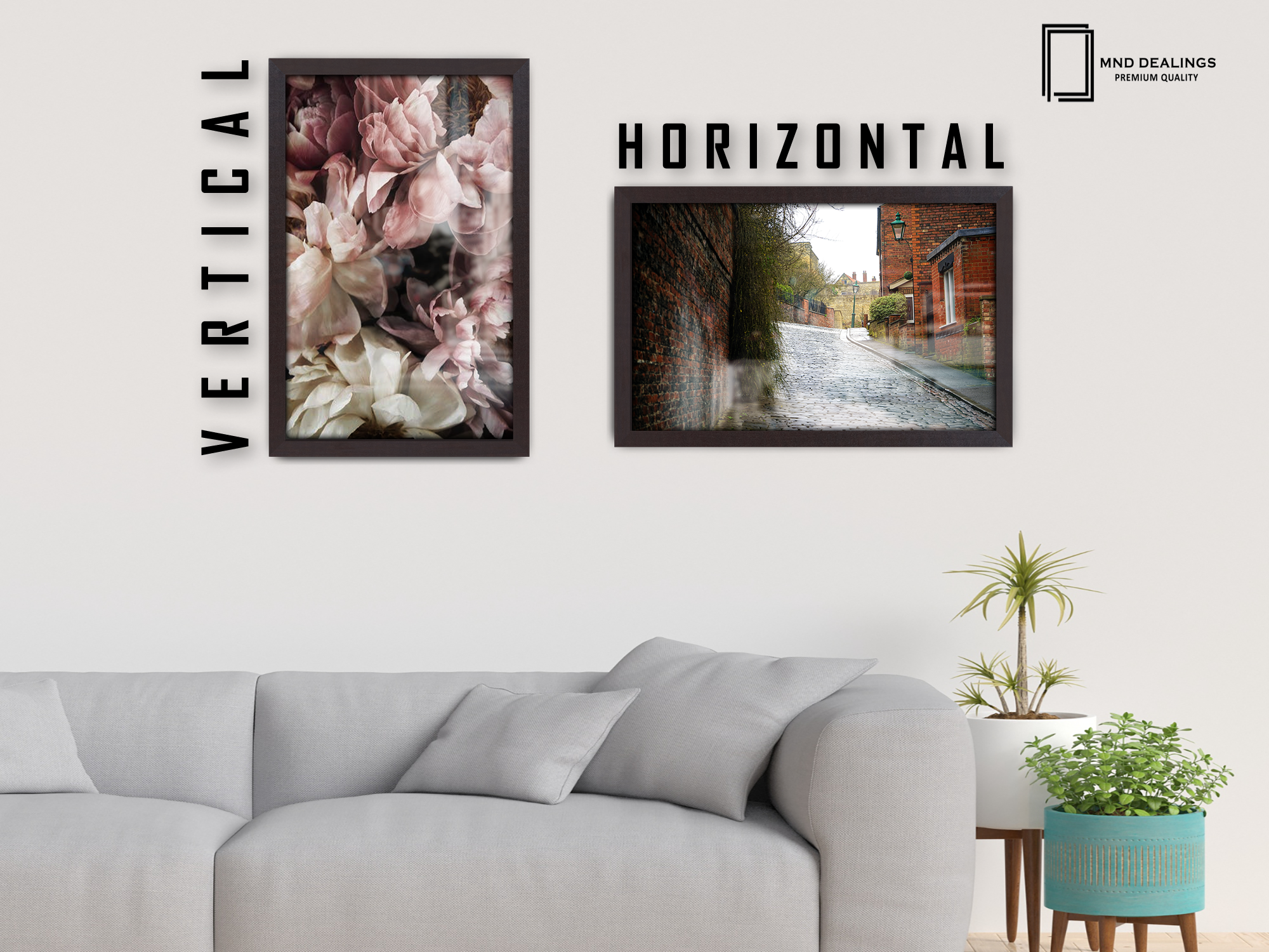26 x 18 Inch / ( 66.04 x 45.72 CM )  |  Art Frames - MDF
 -  [ Mahogany ]