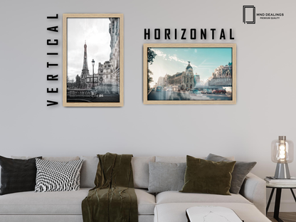 26 x 18 Inch / ( 66.04 x 45.72 CM )  |  Art Frames - MDF
 -  [ Oak ]