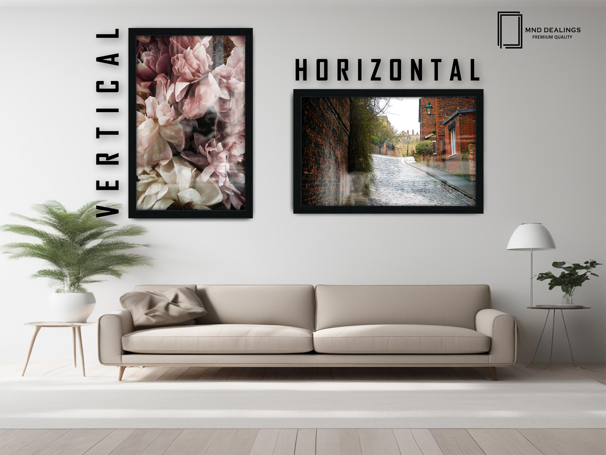 27 x 19 Inch / ( 68.58 x 48.26 CM )  |  Picture Frames - MDF
 -  [ Black ]