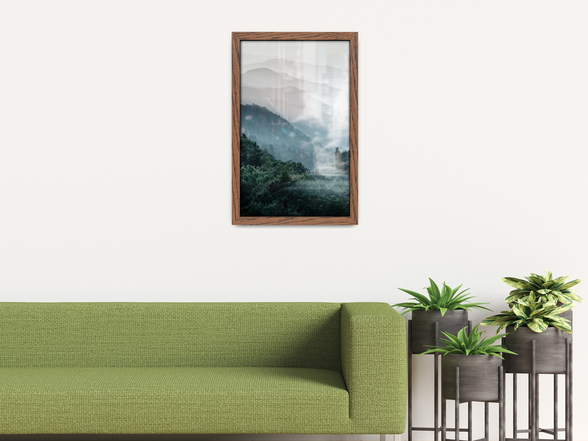 27 x 19 Inch / ( 68.58 x 48.26 CM )  |  Display Frame - MDF
 -  [ Dark Oak ]